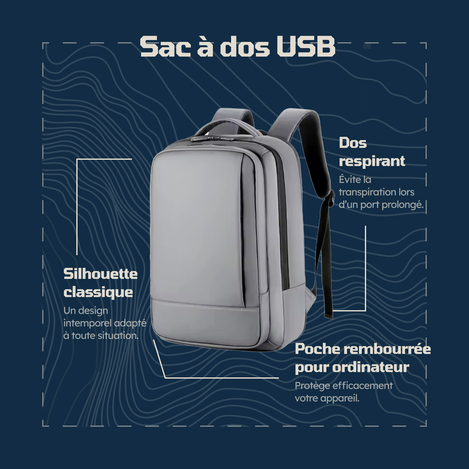 Sac à dos USB